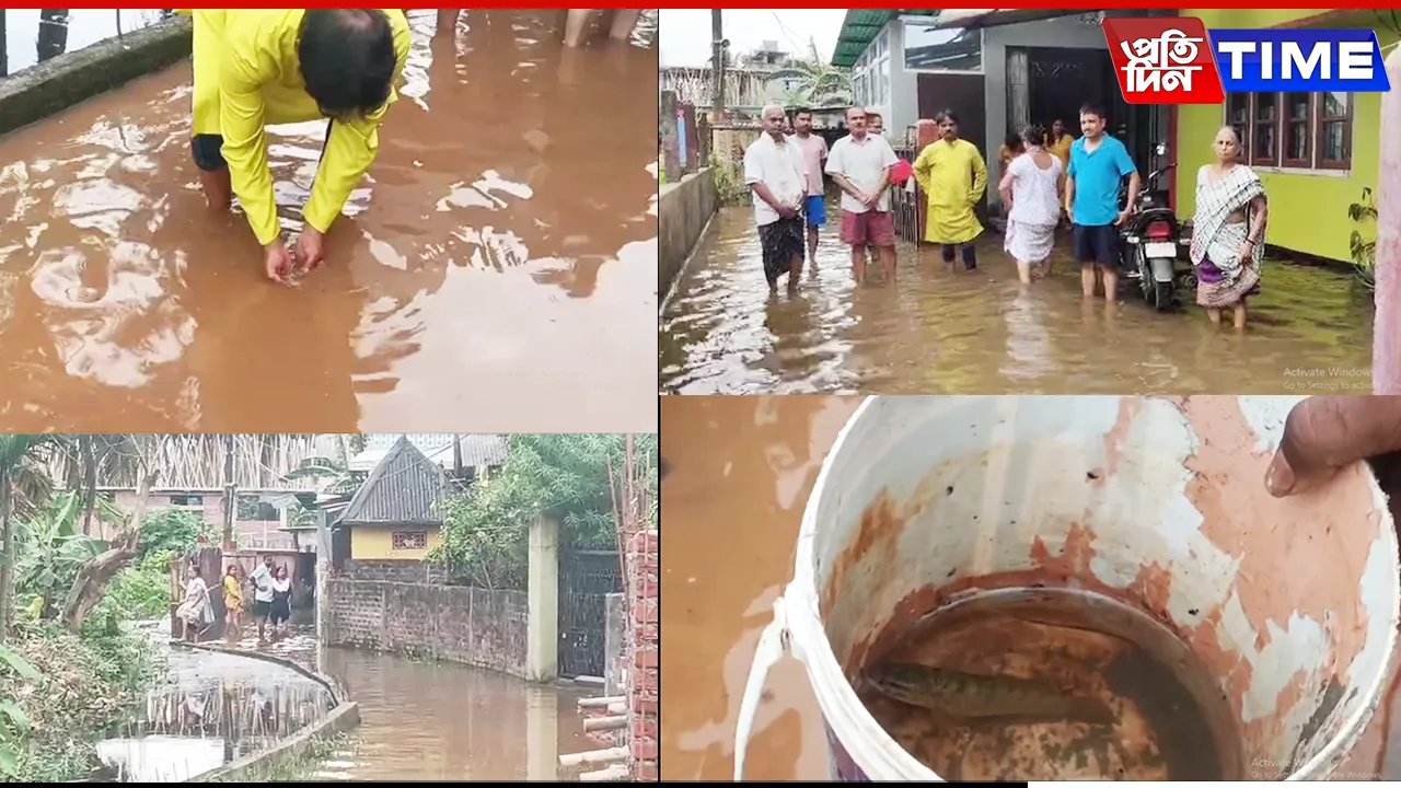 Guwahati’s Waterlogging Crisis: Homes Turn into Fish Ponds Amid Monsoon