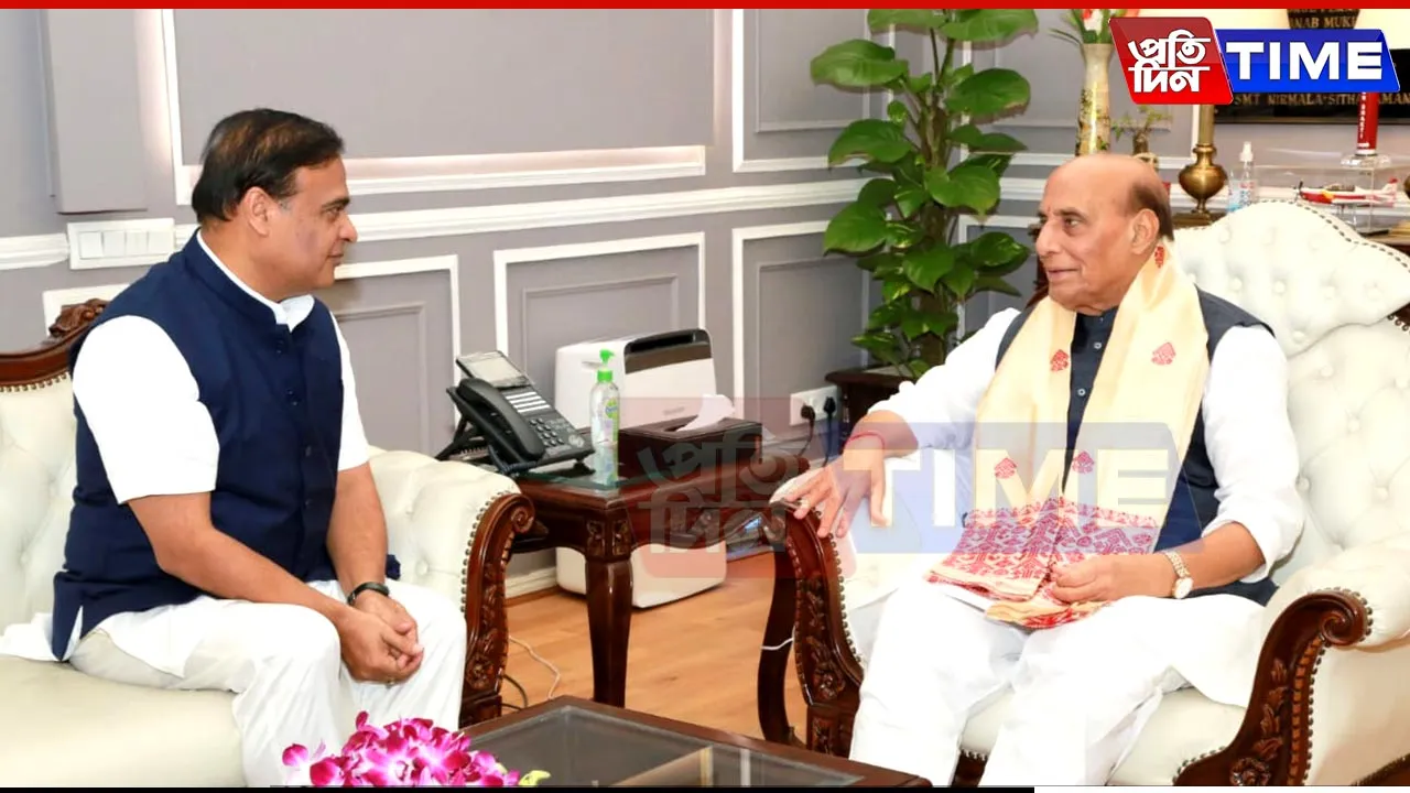 Assam CM meets Defence Minister; seeks intervention in establishing Defence Corridor 