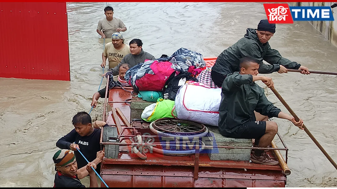 Assam Rifles and Indian Army Rescue Nearly 800 Flood Victims in Manipur