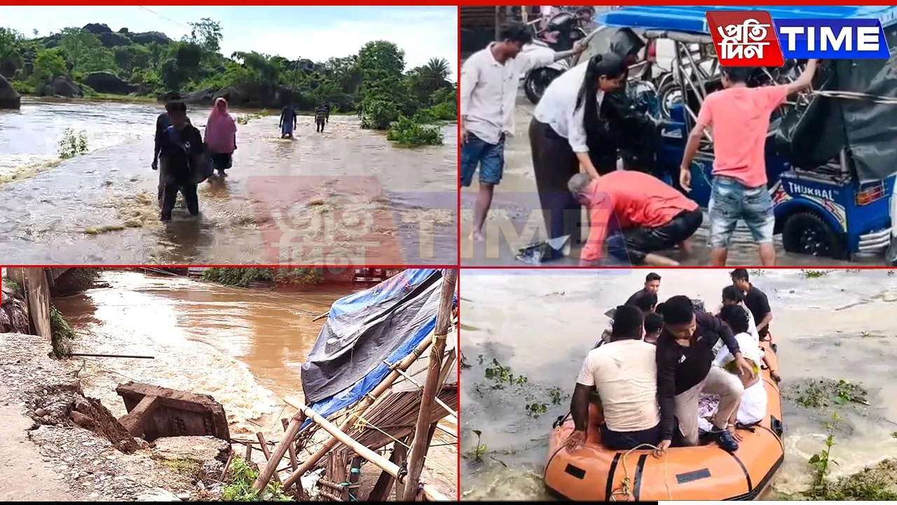 Heavy Rains Trigger Floods Across Assam; Over 12,000 People Affected