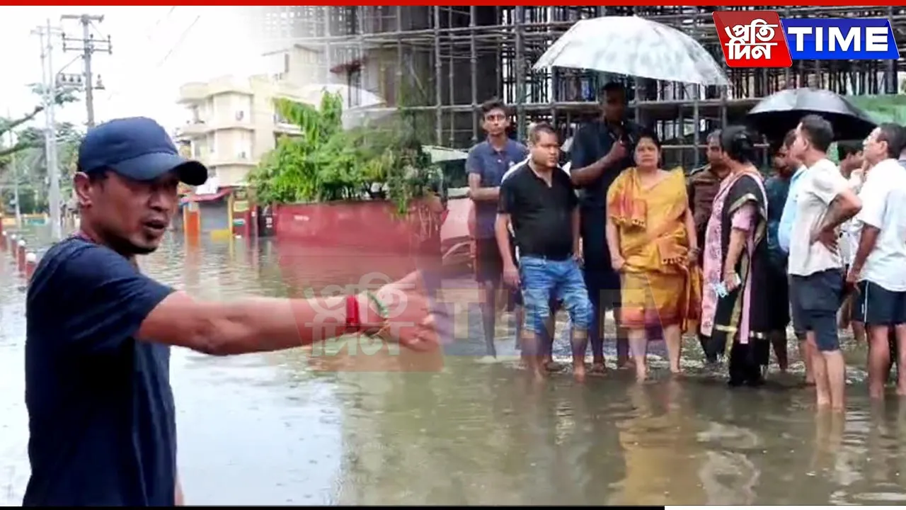 Angry Flood-Hit Rukminigaon Residents Confront BJP MP Bijuli Kalita Medhi