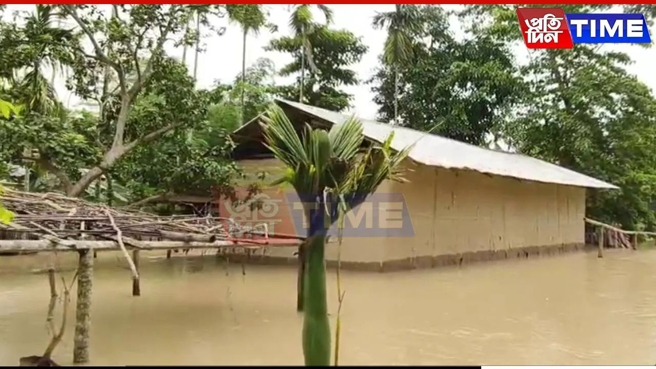Flood Crisis Unabated in Assam’s Kampur; 75 Villages Submerged