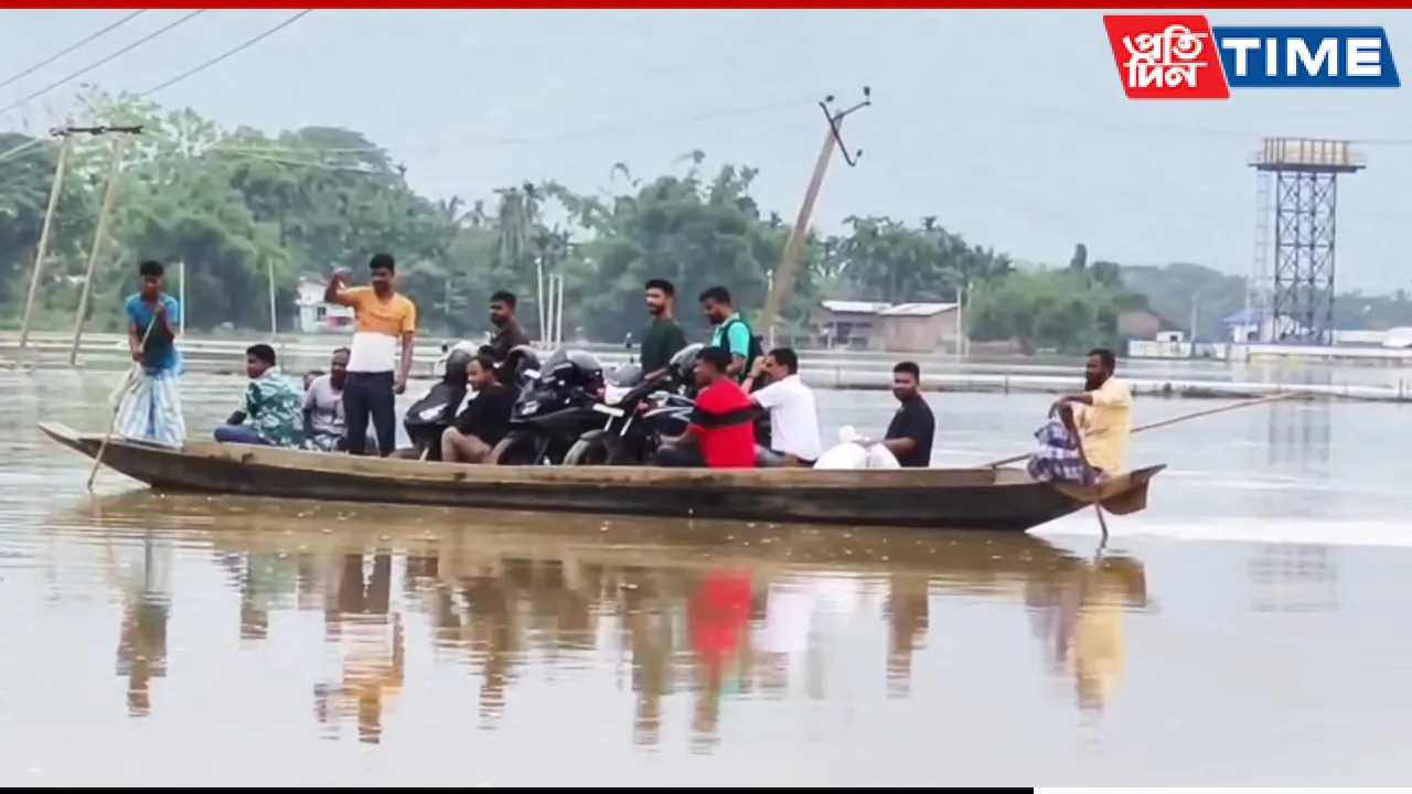Monsoon Picks Up Pace in Assam: Flood Alert as Rain Batters 20+ Districts