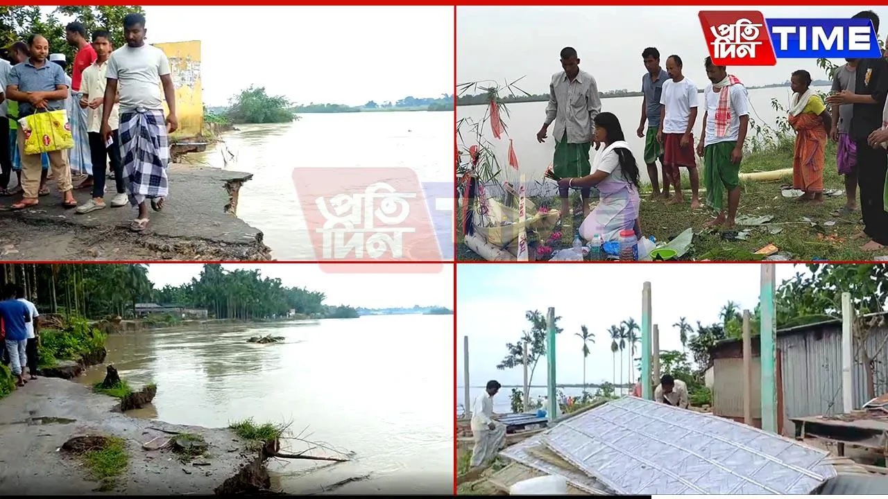 Erosion Threatens Assam Villages as Rivers Swallow Land