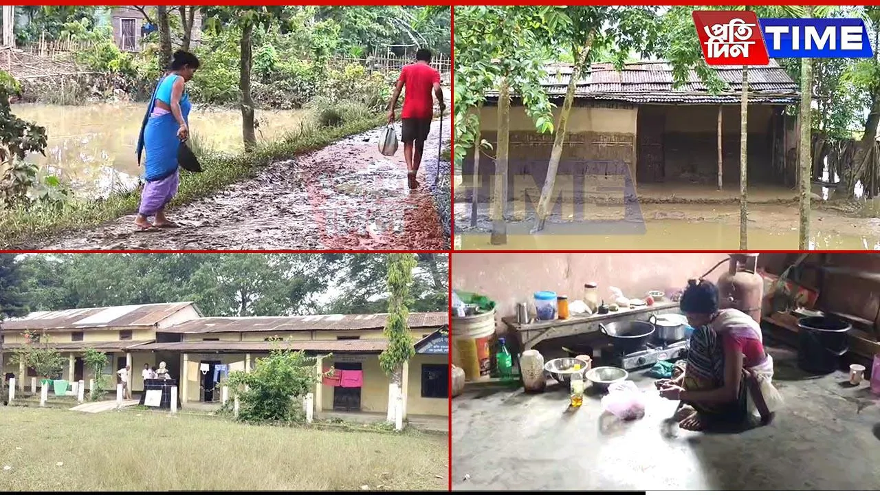 Assam Flood Update: Embankment Breach Swamps Kampur, 21,000 Affected