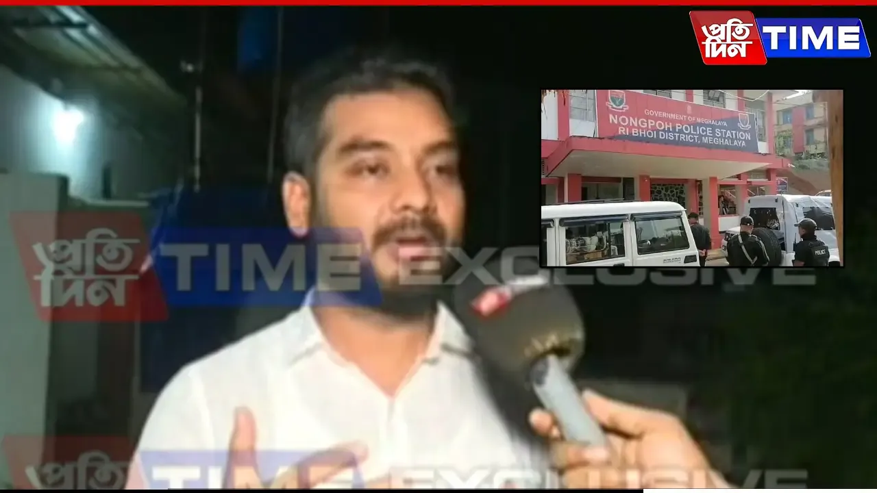 Anayatul Wadud Reaches Nongpoh PS Along Other Friends of Namrata Borah