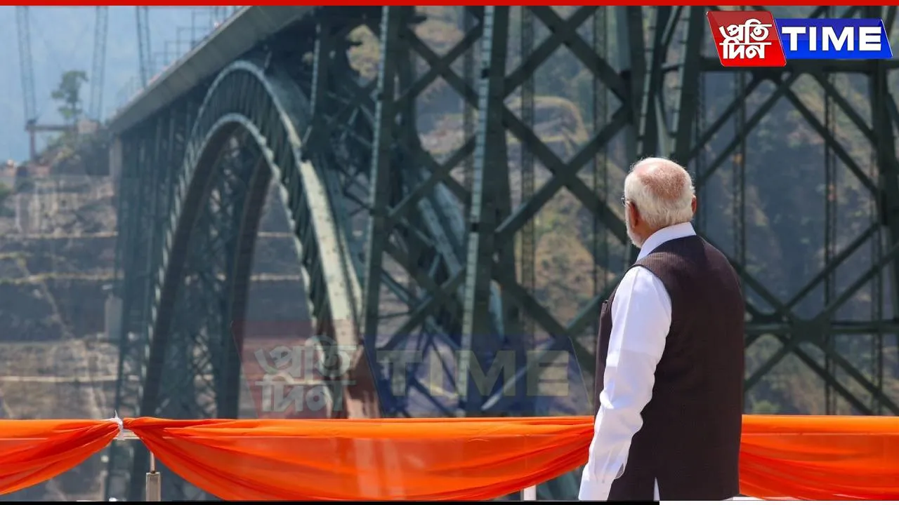 PM Modi Inaugurates World’s Highest Railway Bridge Over Chenab