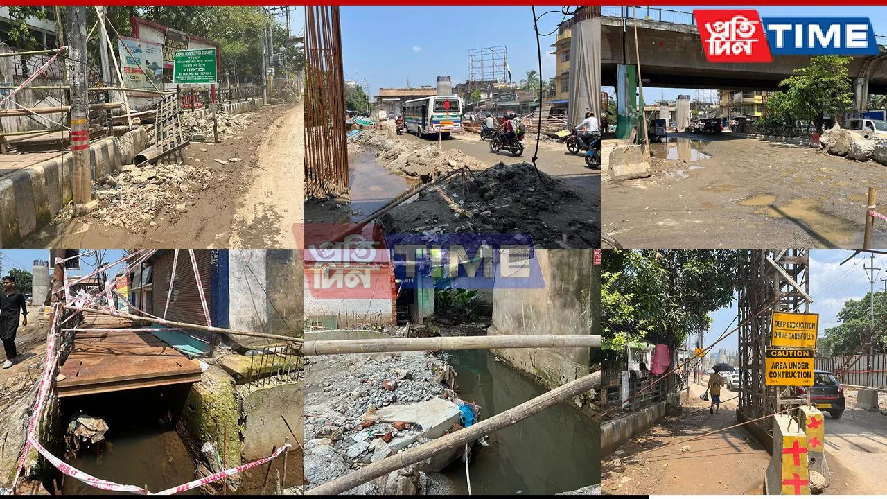 What Makes Life Difficult in Chandmari Area Amid The Progress of Noonmati Flyover