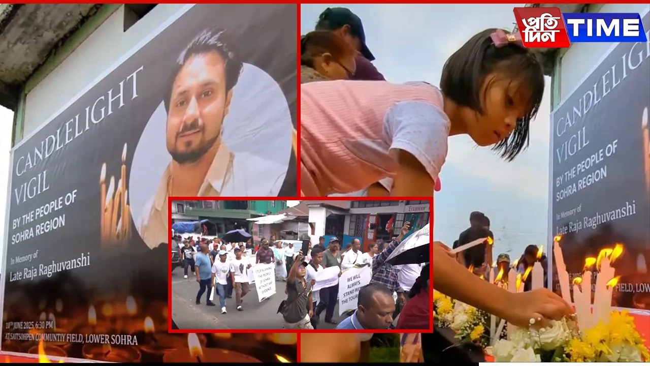 Sohra Rallies for Peace and Remembers Raja Raghuvanshi