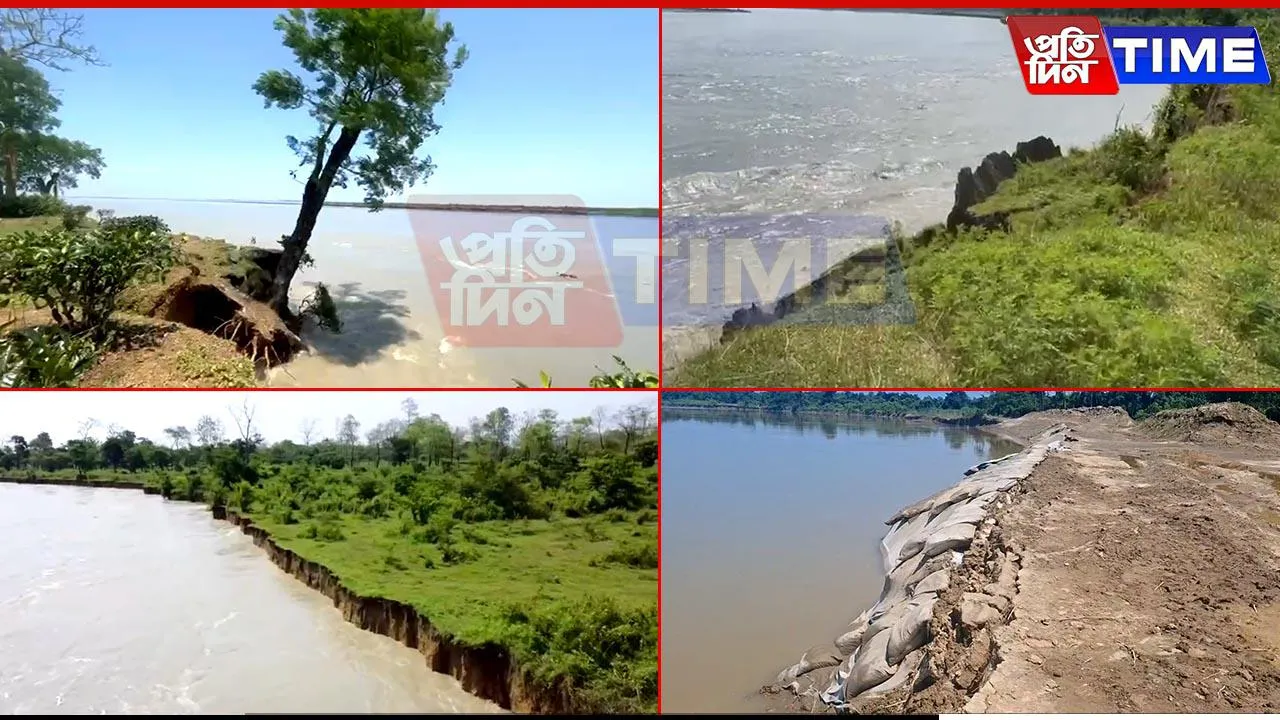 Brahmaputra, Dihing Erosion Sparks Panic Across Assam Villages