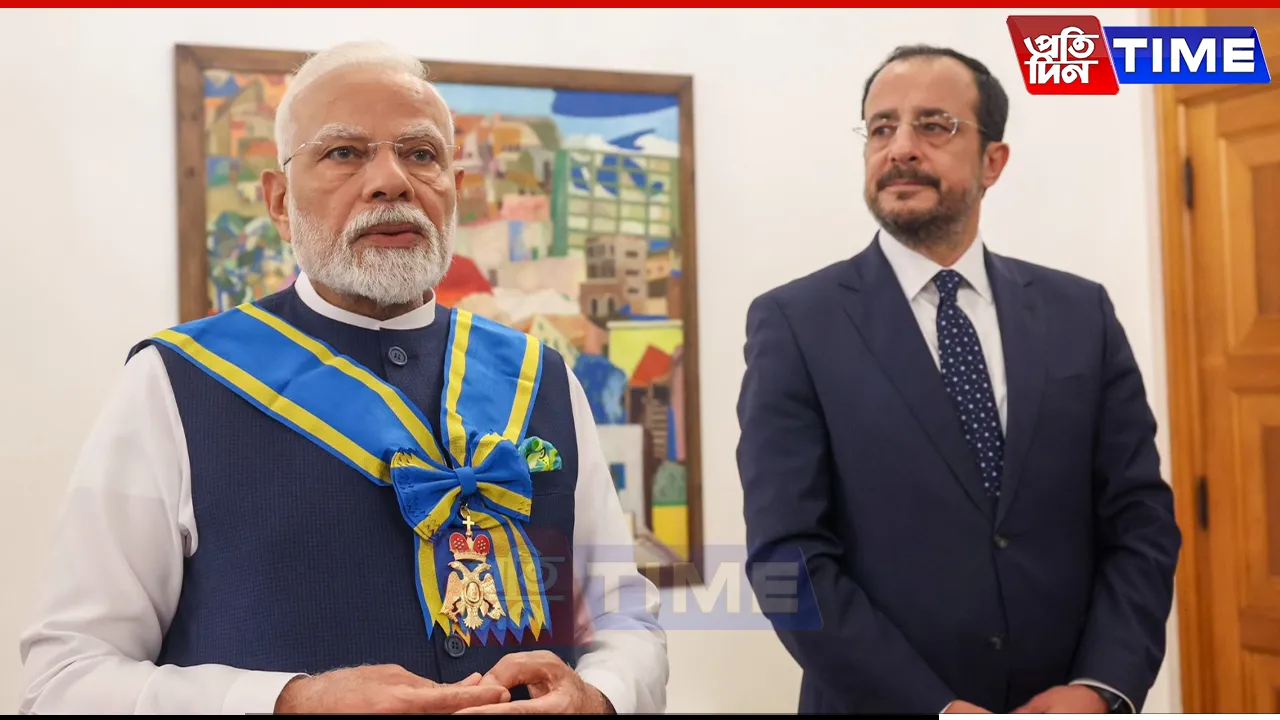 PM Modi Conferred Cyprus' Highest Civilian Honour