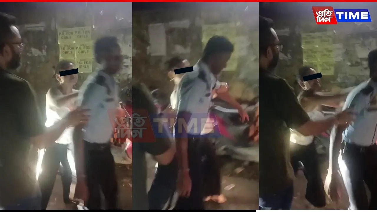 Woman Attacks On-Duty Traffic Cop In Guwahati