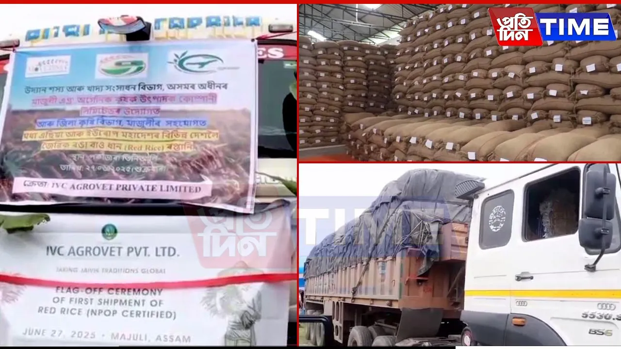 Red Rice from Majuli Hits Global Market