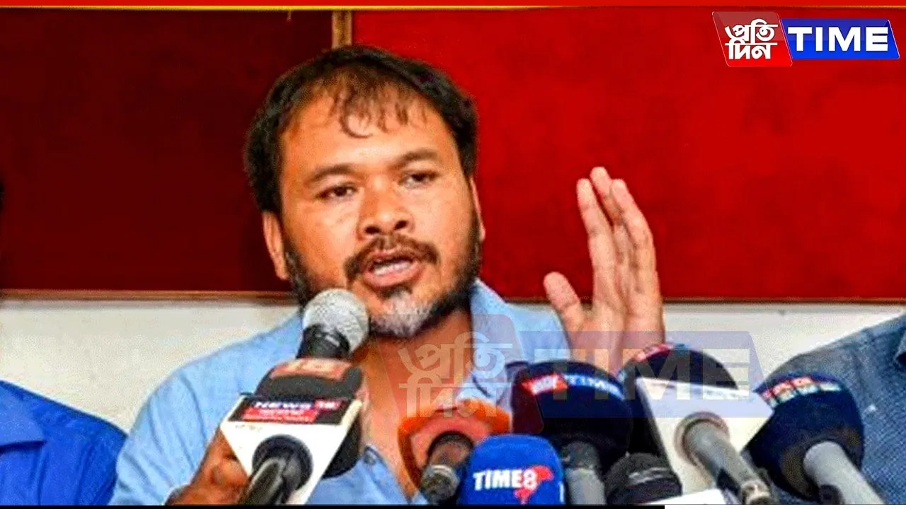 Evict the Minister First: Akhil Gogoi Challenges CM Over Land Encroachment