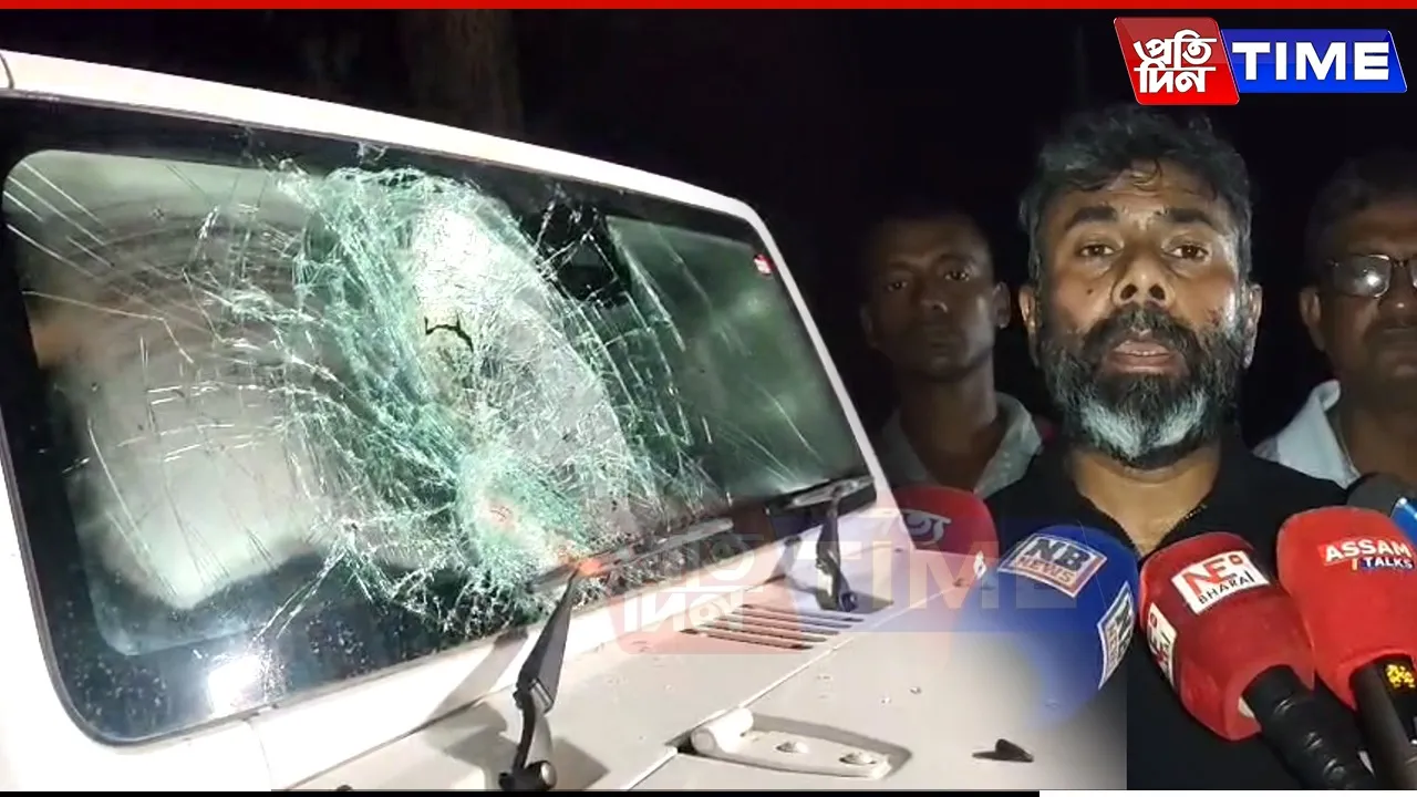 Stone Hurled at MLA Rupjyoti Kurmi’s Vehicle Near Assam’s Bokakhat