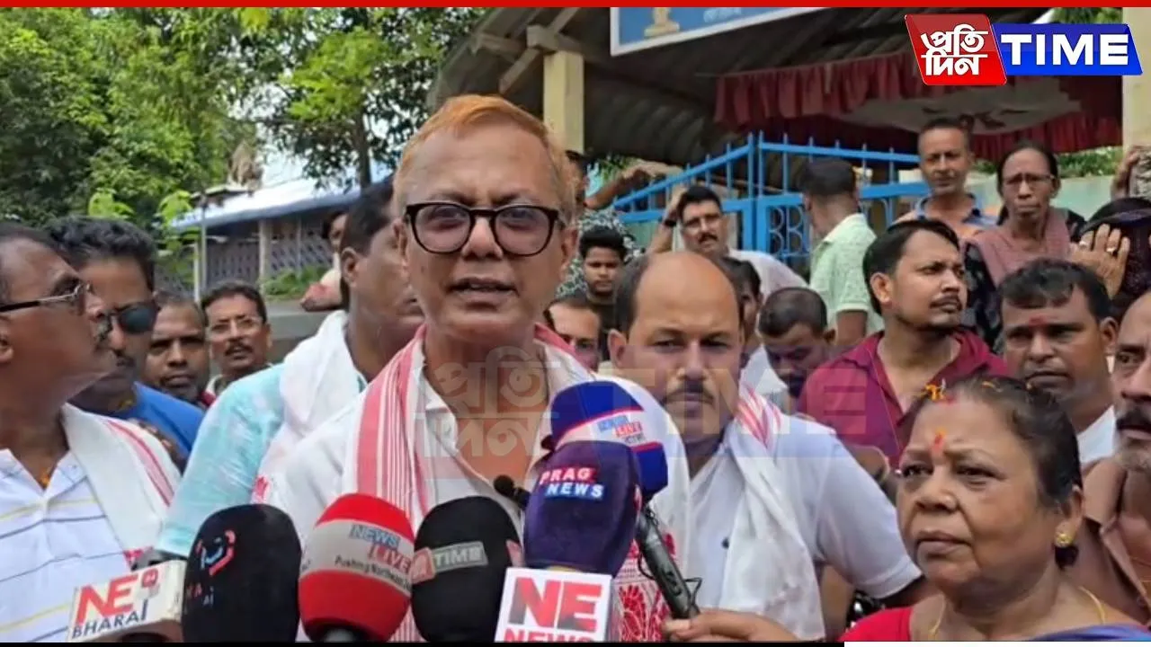 Railway Eviction Sparks Chaos in Lumding’s Harlungfar, Shiladitya Dev Steps In