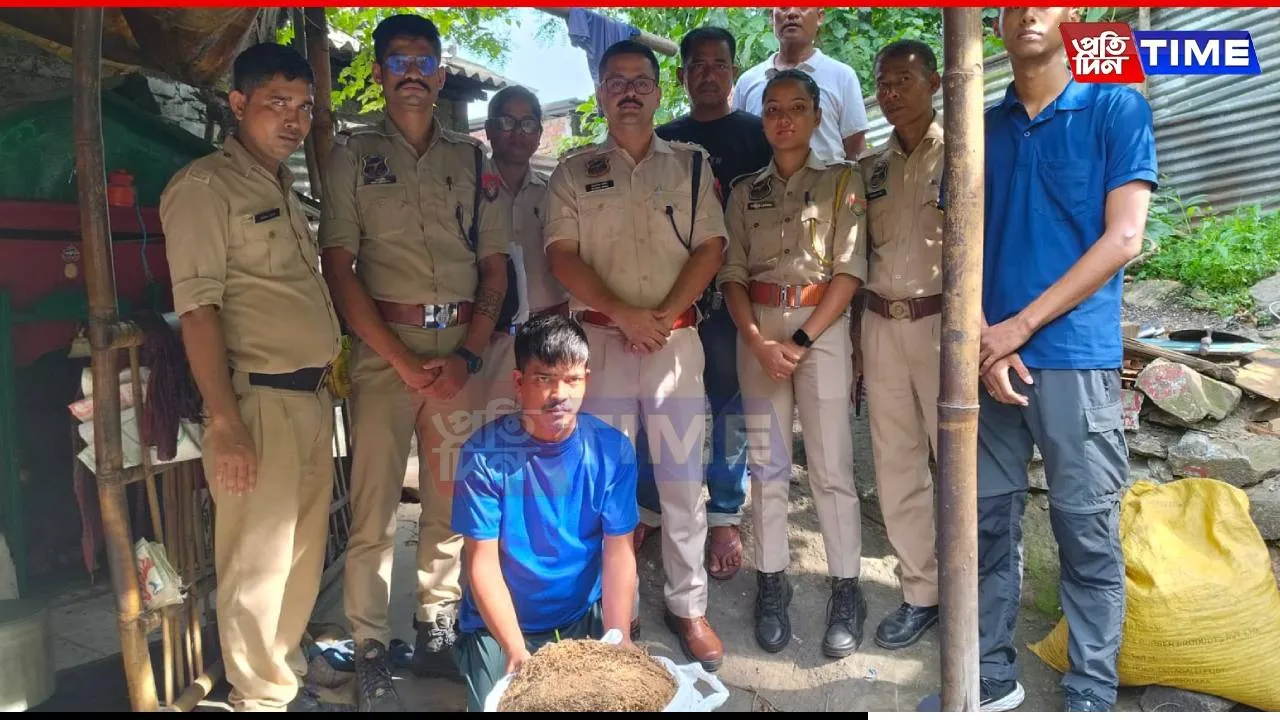 Guwahati: Nearly 6 Kg Cannabis Seized in Fatasil Ambari, One Held