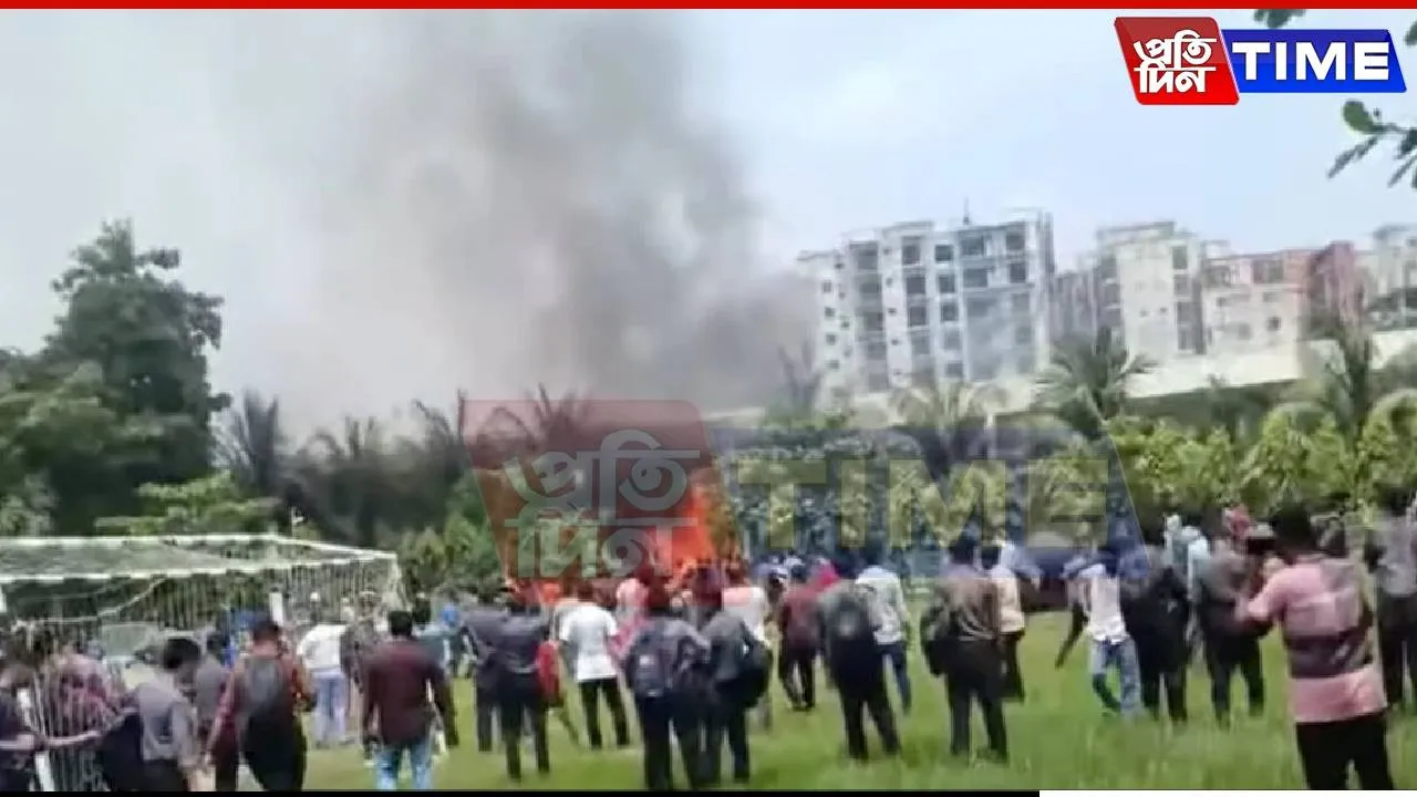 Air Plane Crash: Bangladesh Air Force Training Flight Crashes Into College, One Dead