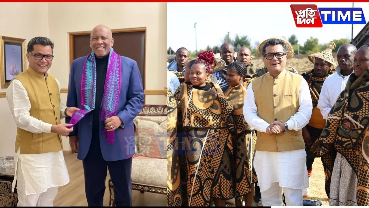 India Steps Up Africa Outreach: MoS Margherita Holds High-Level Talks in Lesotho