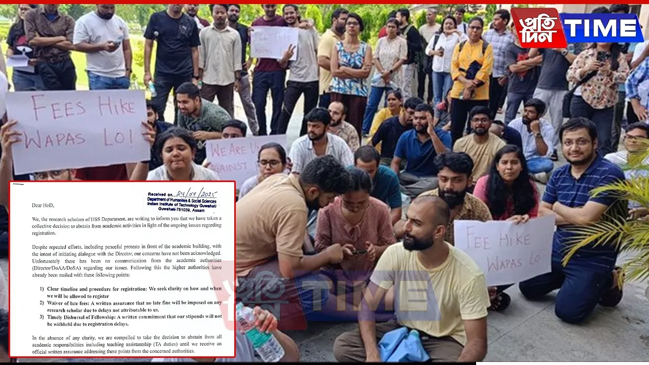 HSS Research Scholars at IIT-G Abstain from Academic Duties Over Registration Deadlock