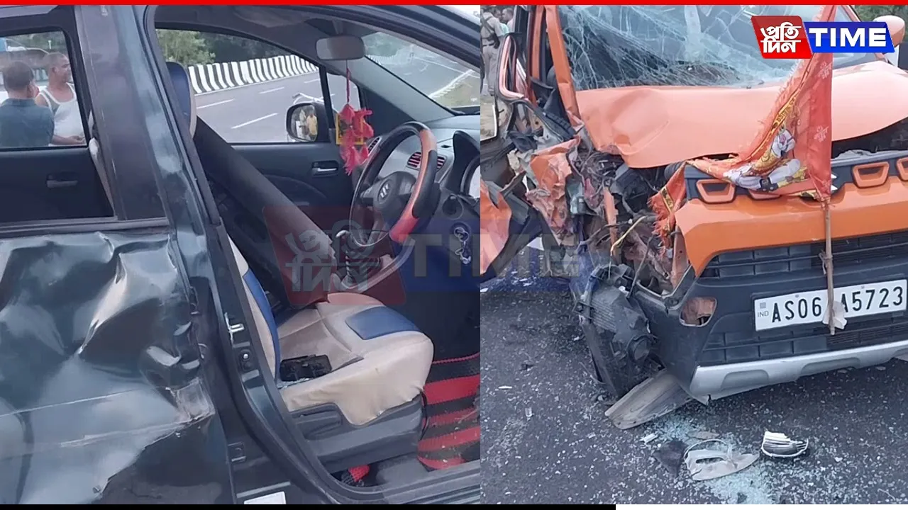 Unidentified Night Bus Rams Vehicles in Dibrugarh, Injures Eight Bol Bom Pilgrims