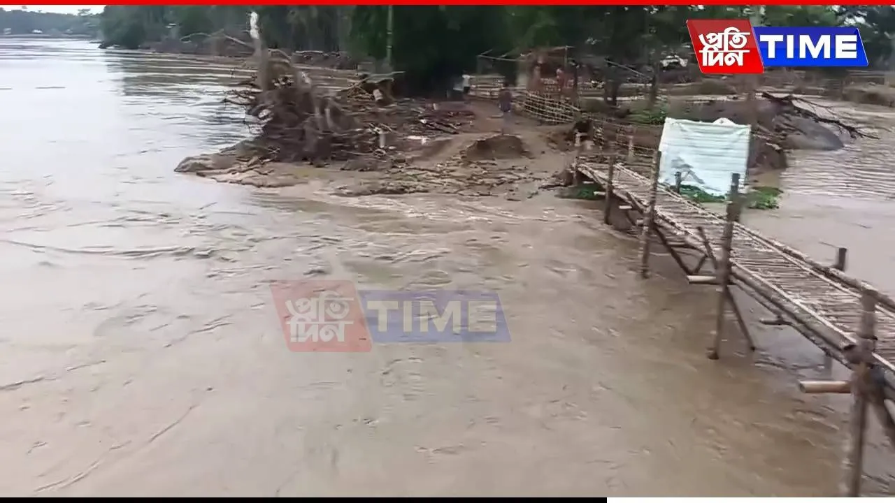 Fresh Flood Fears Grip Hailakandi as Rivers Breach Danger Mark