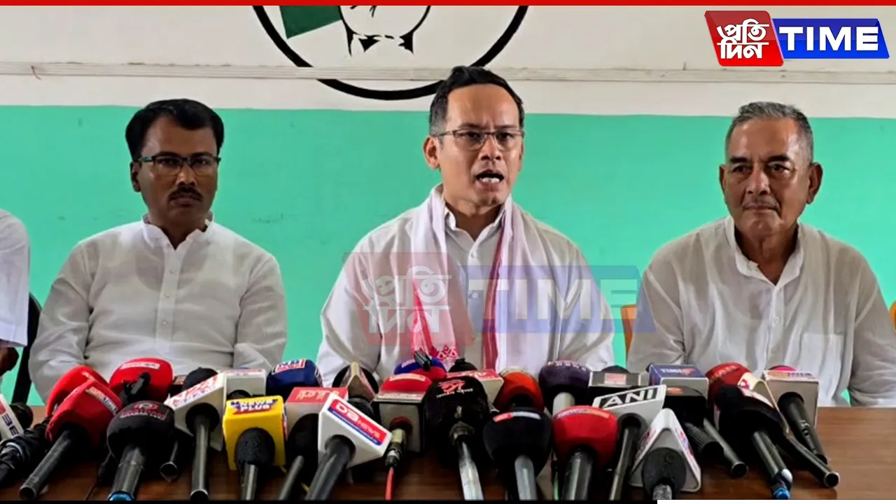 “Assam Sees No Development Beyond CM’s Family Gains”: Gaurav Gogoi