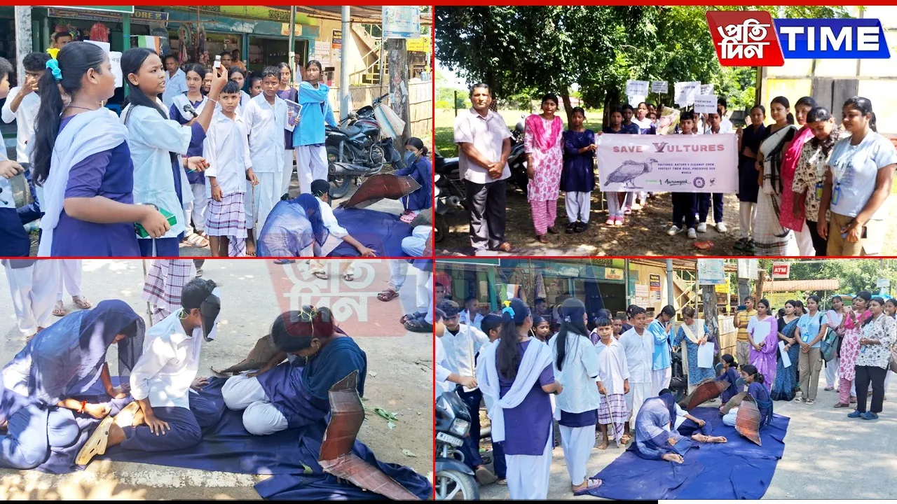 Young Voices Speak for Vultures Through Street Play in Guwahati