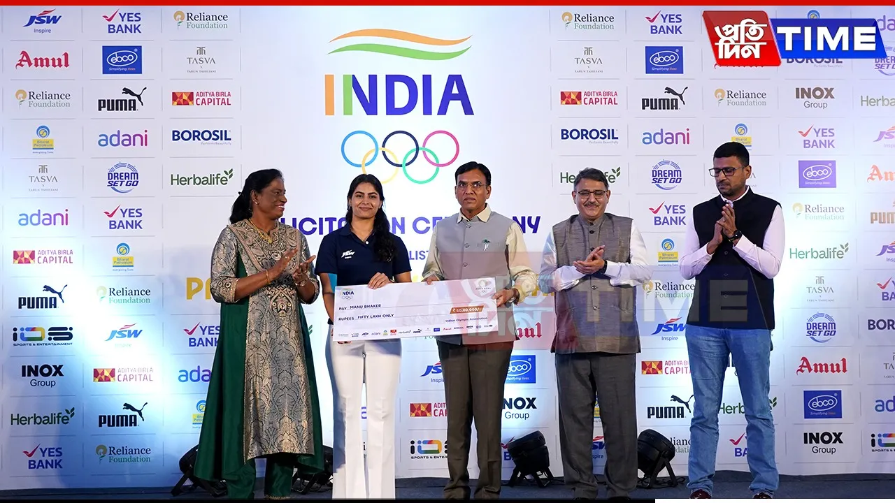 IOA Honours India’s Paris 2024 Olympic Medallists at Grand Ceremony in Delhi