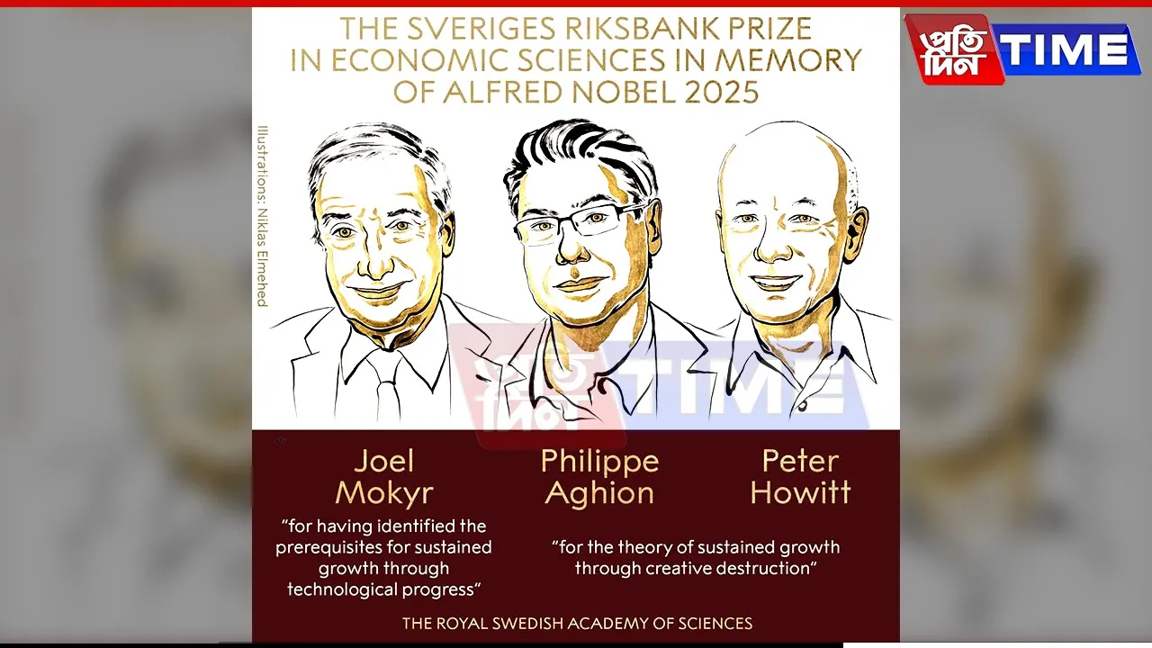 Nobel Prize in Economic Sciences Goes to Mokyr, Aghion, Howitt
