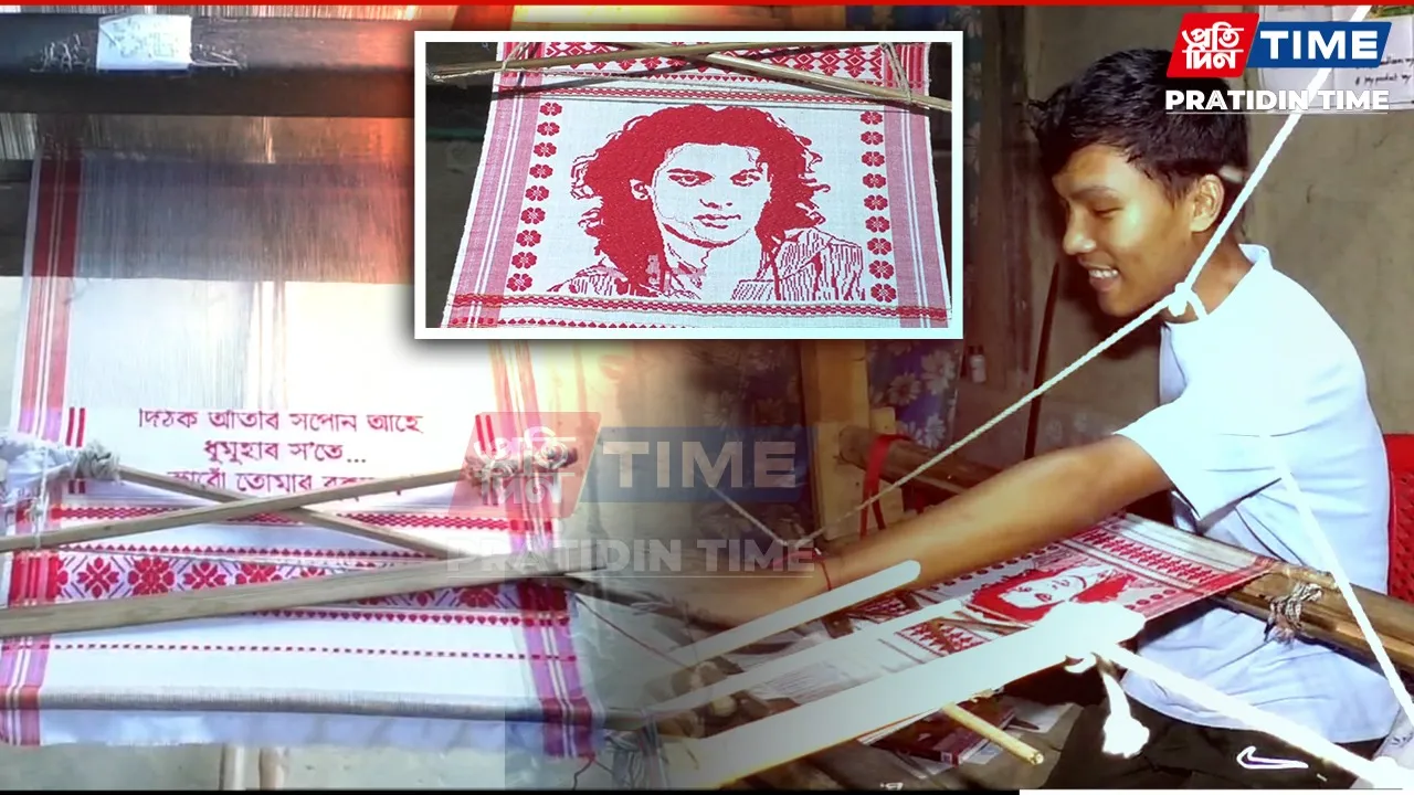 How a Young Weaver from Tamulpur Brought Zubeen Garg to Life on His Loom