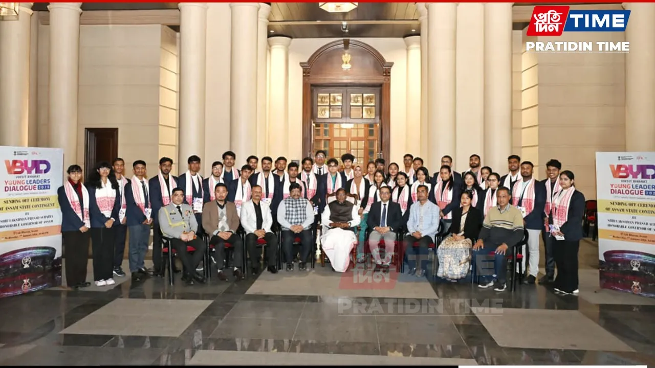 Assam Governor Meets 37 Young Leaders Ahead of Viksit Bharat Young Leaders Dialogue