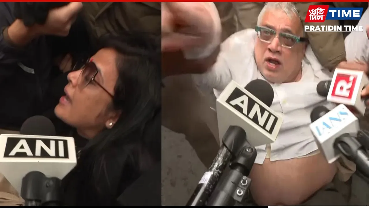 TMC MPs Detained in Delhi While Protesting ED Raid on I-PAC