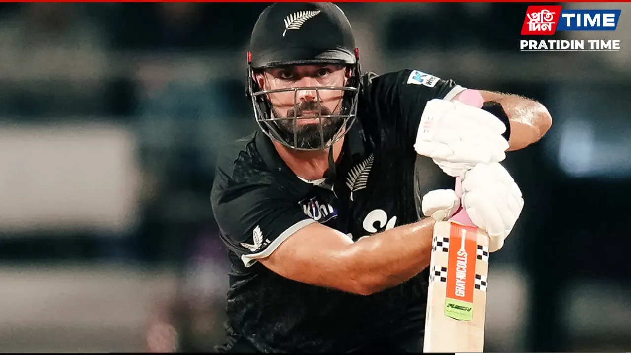 Daryl Mitchell Downs India In 2nd ODI, New Zealand Level Series 1-1