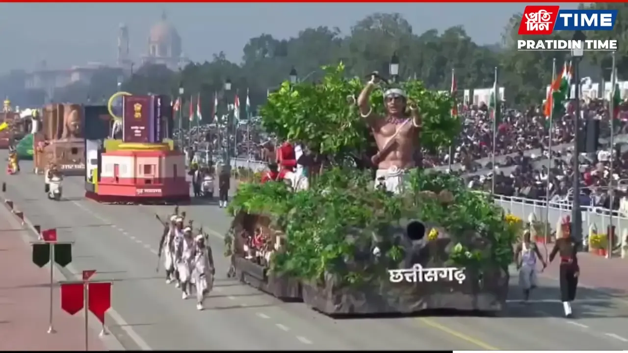 Chhattisgarh Tableau Artists Felicitated at Rashtrapati Bhavan