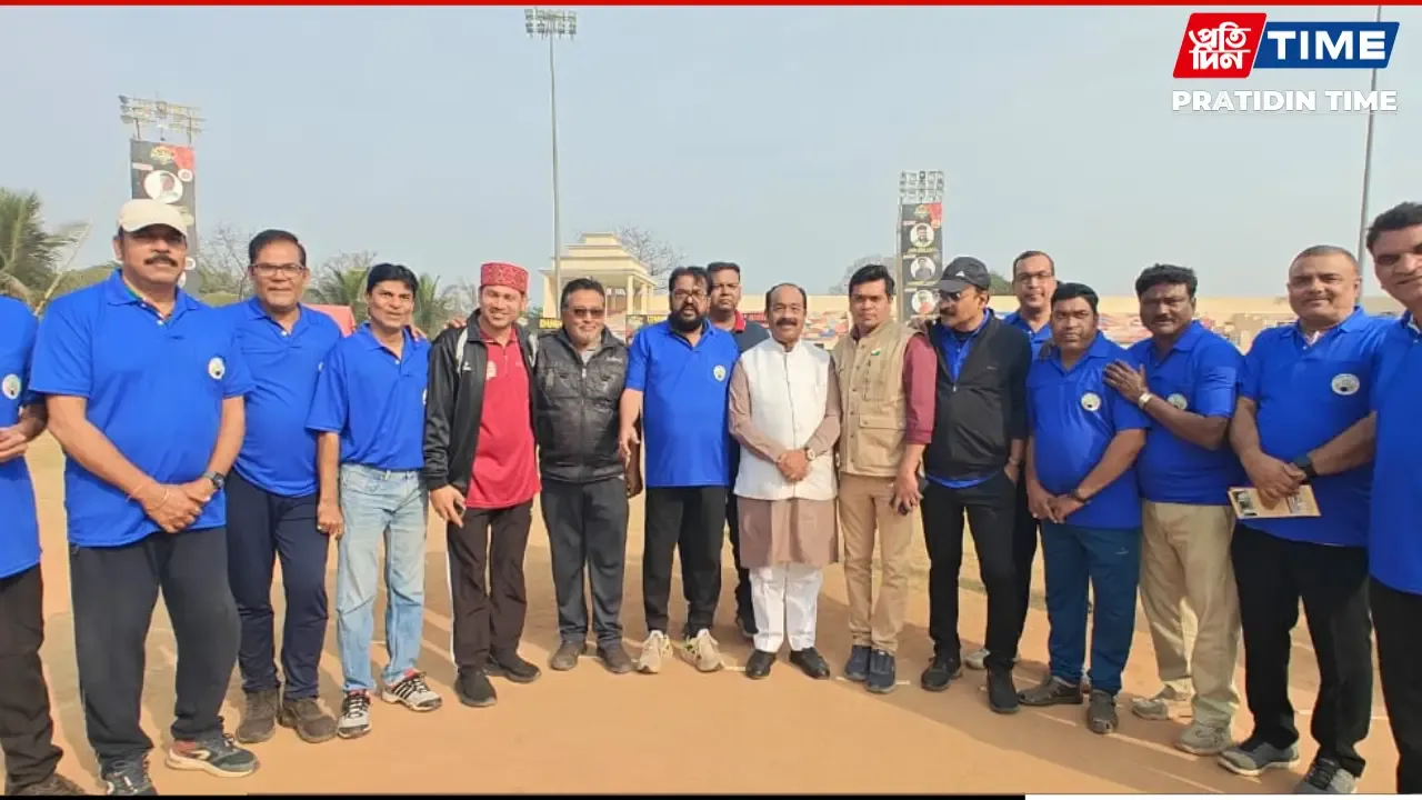 Chhattisgarh Deputy CM Arun Sao inaugurates Press Club Khel Madai