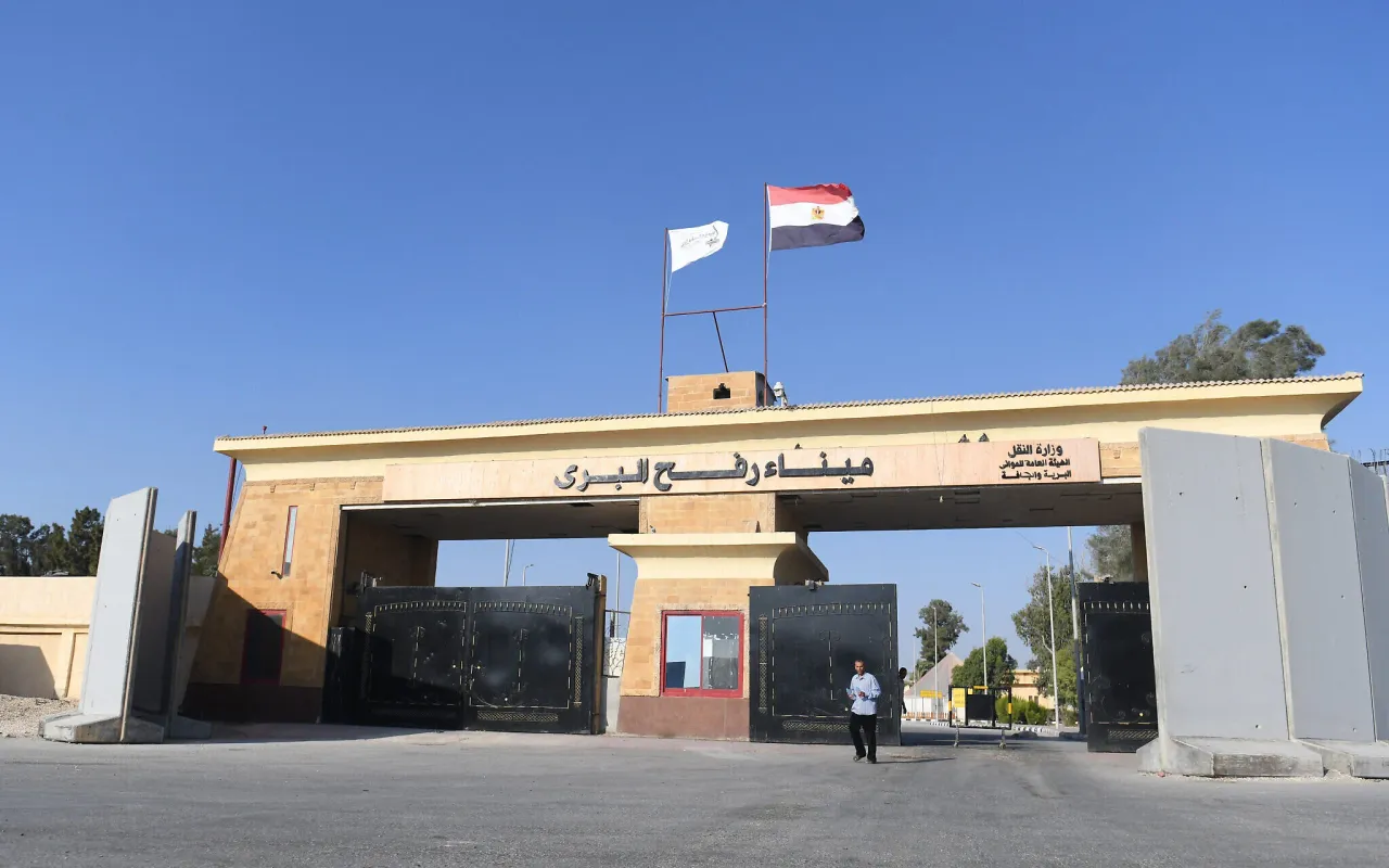 Rafah crossing between Gaza and Egypt