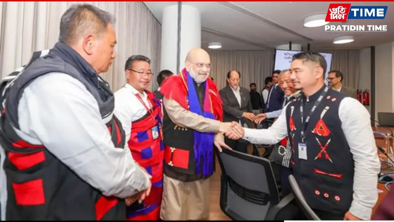 Union Home Minister Amit Shah signed an agreement with the ENPO and Nagaland Government