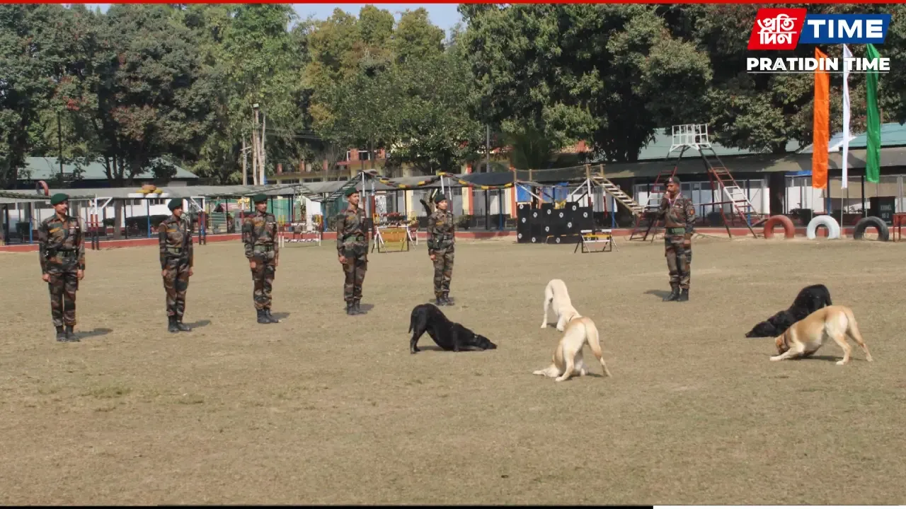 At Jorhat Training Centre, Assam Rifles Showcases its K9 Capabilities