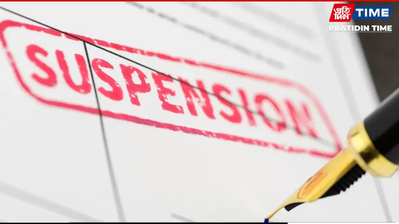 The inspector of schools in Assam's Cachar district has been suspended for not following government order