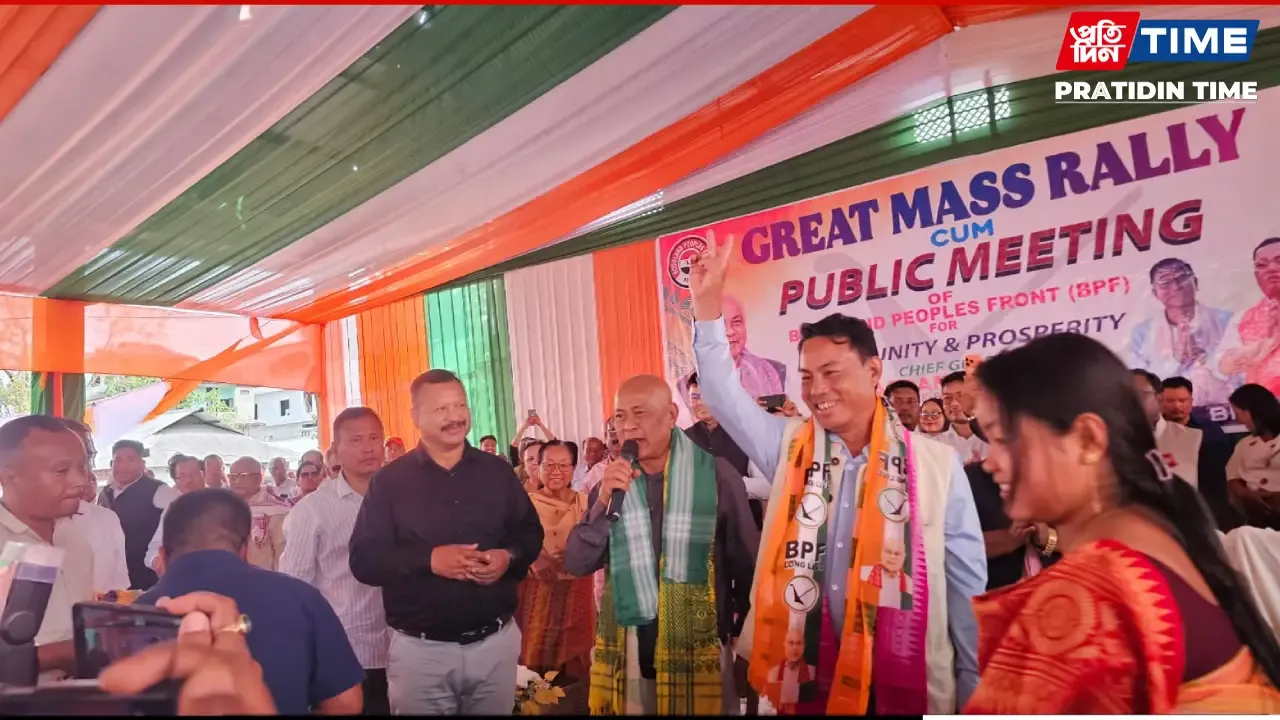 Khampa Borgoyari was among several prominent UPPL leaders to join the BPF in Assam