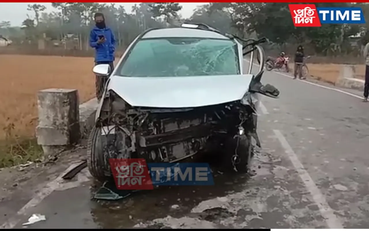 Assam: 1 Dead, 4 Injured In Road Accident At Dipila As Car Rammed Into Railings 