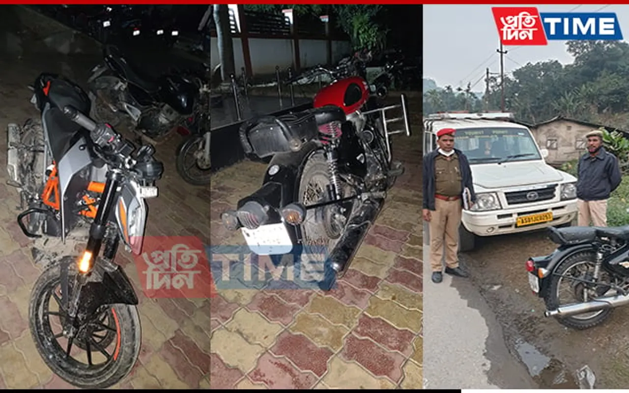 Guwahati: Police Recover 5 Stolen Vehicles In Separate Operations