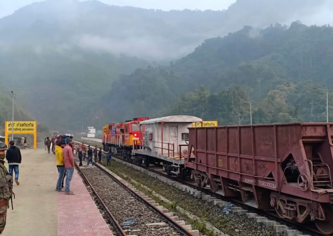 First Freight Train Reaches Manipur, PM Modi Says  Will Enhance State's Commerce