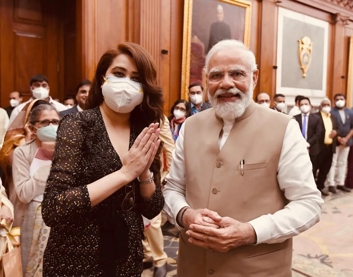 Renowned Sattriya Dancer Maneka PP Bora Meets PM Modi In Delhi