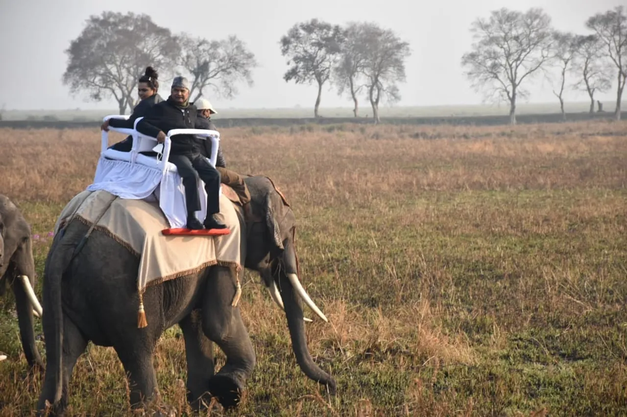 On His 2nd Day In Kaziranga, Prez Kovind Rides Elephant