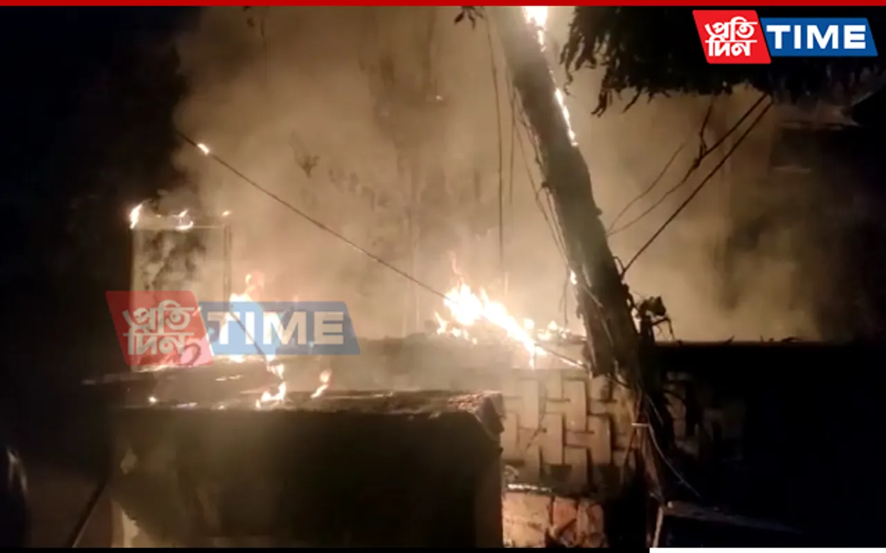Guwahati: Fire Breaks Out At Paan Shop In Noonmati