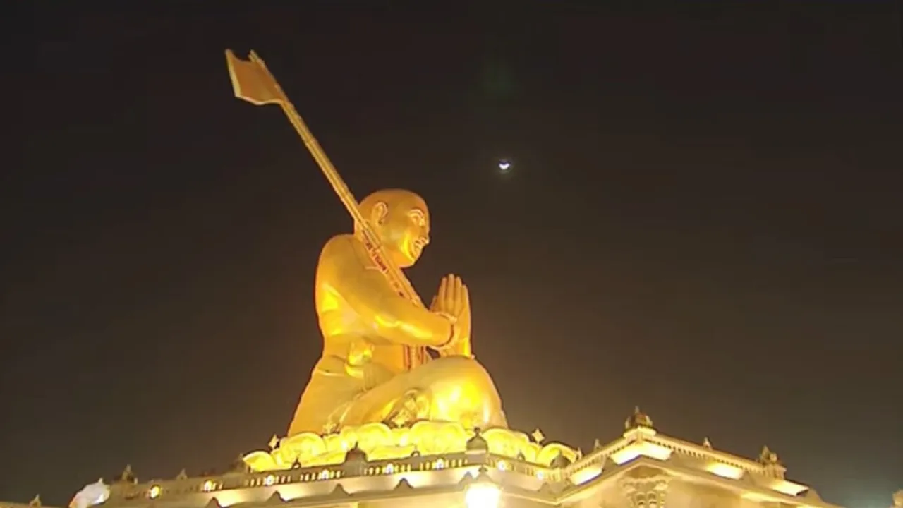PM Modi Inaugurates 216-Feet Tall Statue Of Sri Ramanujacharya In Hyderabad