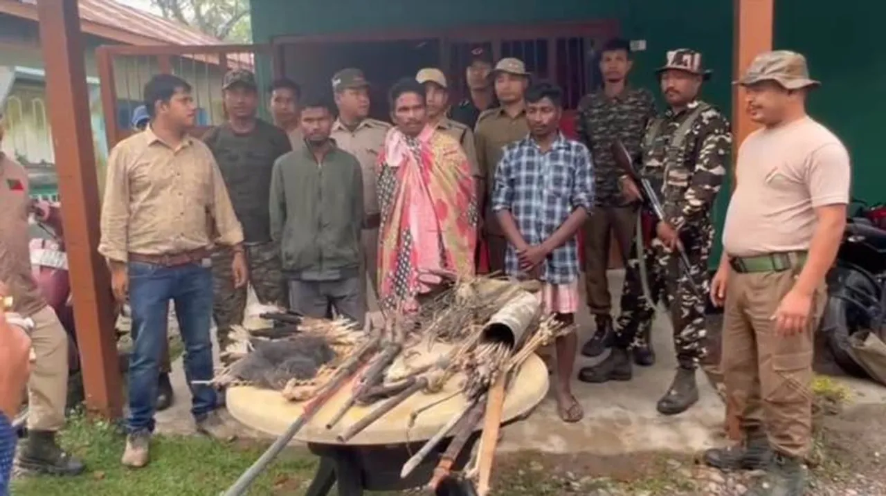 Assam: 3 Poachers Arrested In Gossaigaon 