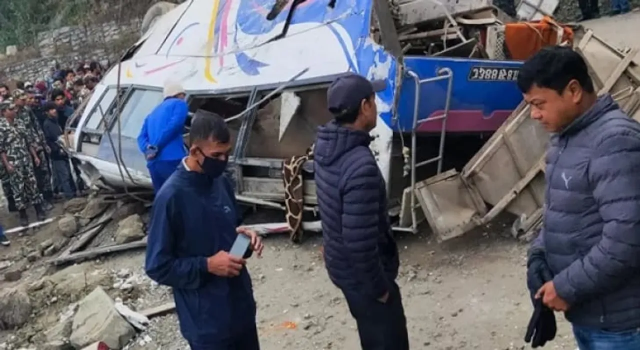 14 Killed In Nepal Bus Mishap